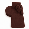 MeowBaby Kindersessel 3-in-1 Max Bearly - faltbare Kindercouch & Spielmatratze - Soft Teddy Edition
