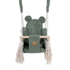 MeowBaby Babyschaukel Ästhetik Cord im Bärendesign - Classic Cord Edition