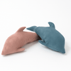 MeowBaby Delphin Deko-Kissen für Kinder Cord Premium