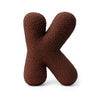 MeowBaby Buchstaben-Kissen Bearly - chocolate