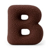 MeowBaby Buchstaben-Kissen Bearly - chocolate