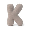 MeowBaby Buchstaben-Kissen Bearly - taupe