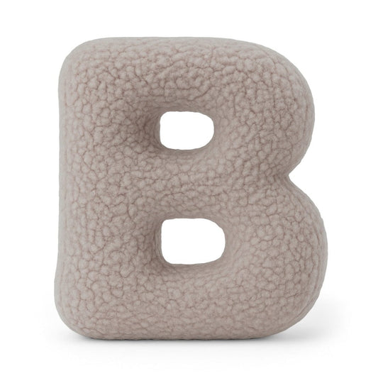 MeowBaby Buchstaben-Kissen Bearly - taupe