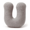 MeowBaby Buchstaben-Kissen Bearly - taupe