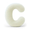 MeowBaby Buchstaben-Kissen Bearly - creme/beige
