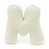 MeowBaby Buchstaben-Kissen Bearly - creme/beige