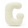 MeowBaby Buchstaben-Kissen Bearly - creme/beige