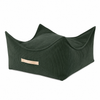 MeowBaby Sitzpouf für Kinder Quadratisch Premium Cord - Slim Cord Edition