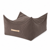 MeowBaby Sitzpouf für Kinder Quadratisch Premium Cord - Slim Cord Edition