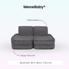 MeowBaby Spielsofa Mini Basic Churros - Plüschcord Edition