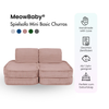 MeowBaby Spielsofa Mini Basic Churros - Plüschcord Edition