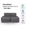 MeowBaby Spielsofa Mini Basic Churros - Plüschcord Edition