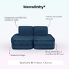 MeowBaby Spielsofa Mini Basic Churros - Plüschcord Edition