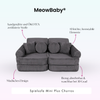 MeowBaby Spielsofa Mini Plus Churros - Plüschcord Edition