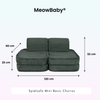 MeowBaby Spielsofa Mini Basic Churros - Plüschcord Edition