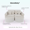 MeowBaby Spielsofa Mini Max Churros - Plüschcord Edition