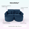 MeowBaby Spielsofa Mini Max Churros - Plüschcord Edition