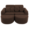 MeowBaby Spielsofa Mini Max Bearly - Soft Teddy Edition
